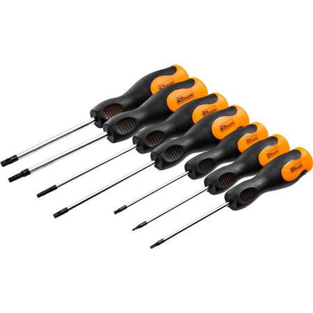 ZESTAW ŚRUBOKRĘTY WKRĘTAKI TORX MAGNES 7 ELEM. T6-T30 CR-MO C5375 Richmann