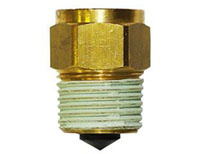 Zawór montażowy z zaworem stopowym, GW G3/8" x G1/2"