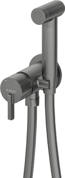 Bateria bidetowa podtynkowa ze słuchawką typu bidetta titanium BQS D34M