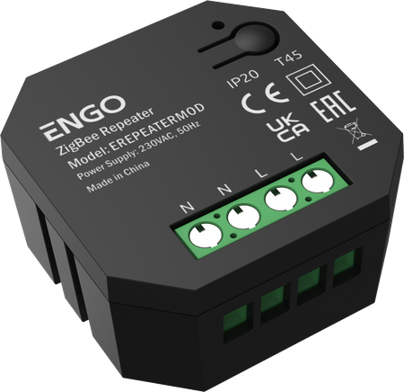 Repeater sieci ZigBee, podtynkowy (wzmacniacz sygnału), 230V