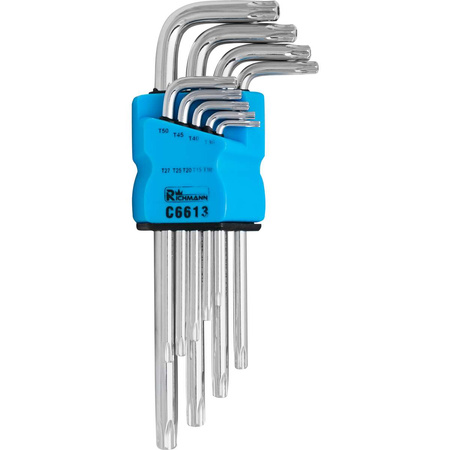 KLUCZE TORX T10-T50 C.V. 9 ELEM