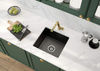 Zlewozmywak ceramiczny 1-komorowy bianco stal ZCB A103