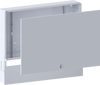 Grzejnik łazienkowy typ 600x1800 prosty czarny z przyłączem 50 mm