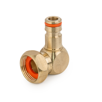 Przyłącze na kran kątowo-obrotowe GW 3/4" - MOSIĄDZ