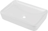 Umywalka ceramiczna nablatowa - 60x40 cm biały CDS 6U6S