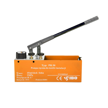 PR 50 pompa ręczna do prób ciśnieniowych