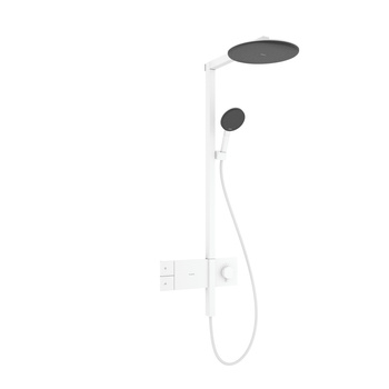 HG Raindance Alive S Komplet prysznicowy 300 1jet z termostatem ShowerSelect Comfort, Biały Matowy