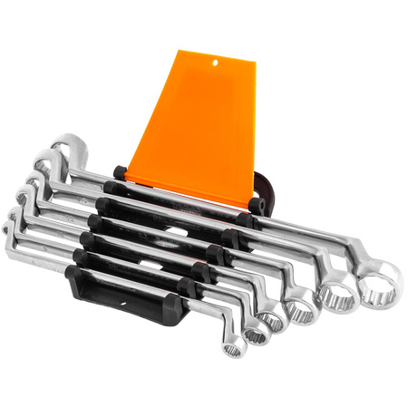KLUCZE OCZ-GIĘTE 6-17MM  6 ELEM