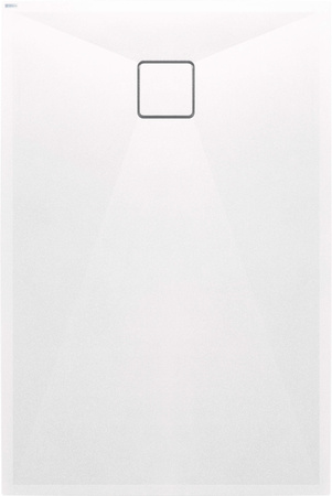 Brodzik granitowy prostokątny 140x90 cm biały KQR A47B