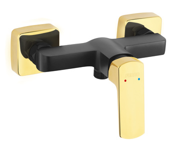 VITTO VL bateria natryskowa bez zestawu natryskowego, czarno / złota