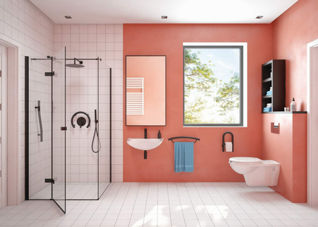 Zestaw WC podtynkowy 6 w 1 biały chrom CDVS6WPW