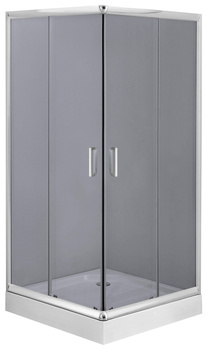 Kabina prysznicowa kwadratowa 90 cm chrom KYC 441K