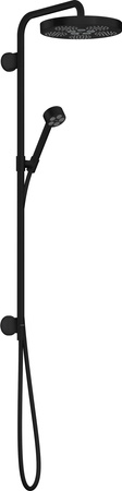AX One Komplet prysznicowy 280 1jet, podtynkowy, Czarny Matowy