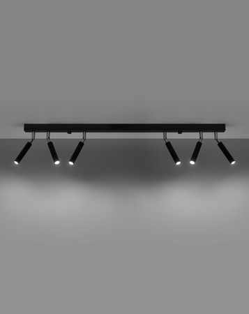 Plafon EYETECH 6 czarny