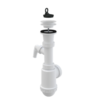 Syfon zlewozmywaka sitko z tworzywa DN70 z przyłączem