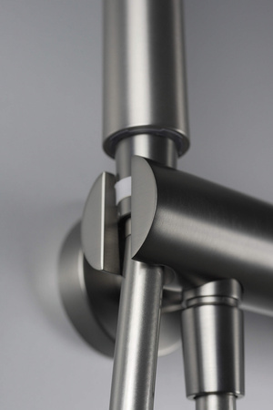 Bateria prysznicowa z zestawem prysznicowym titanium BQS D41M