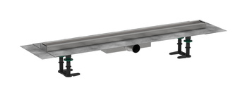 HG RainDrain Compact Kompletny odpływ liniowy 800, ruszt do wyłożenia płytkami, niski
