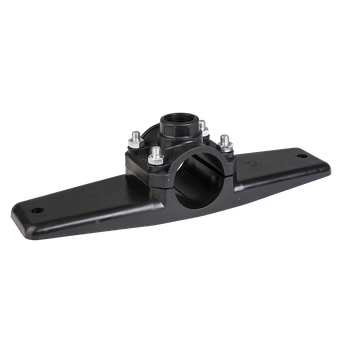 PN10 Obejma na podstawie do rur PE 50 mm / GW 1"