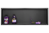 WALL-BOX No Rim Black - Półka wnękowa bezramkowa czarna 90x30x10 cm