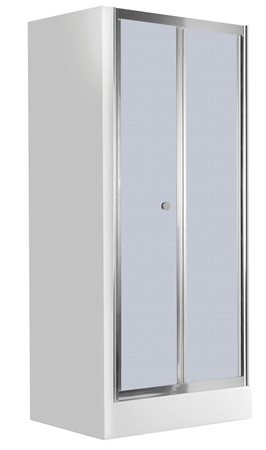 Drzwi prysznicowe wnękowe 80 cm - składane
