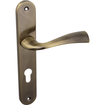 MALTA klamka na szyldzie długim na wkładkę