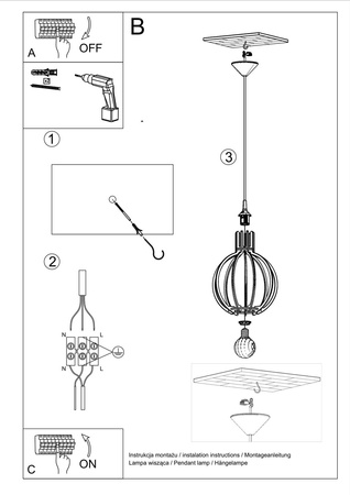 Lampa wisząca ARANCIA naturalne drewno