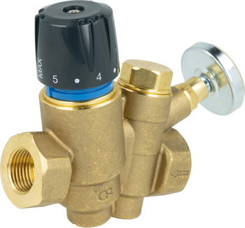 Termostatyczny zawór równoważący ATB 200 z funkcją przegrzewu do cyrkulacji c.w.u., DN15, 35÷65 st. C, kv 1,7 m3/h
