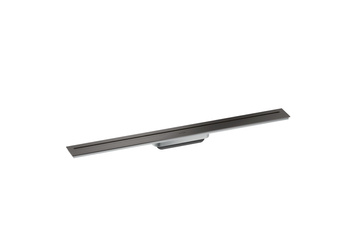 AX Drain Element zewnętrzny odpływu liniowego 800, montaż odsunięty od ściany, Czarny Chrom Szczotkowany