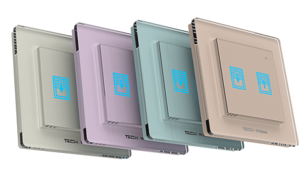 Dwupolowy dotykowy doramkowy szklany włącznik rolet FZ-02