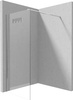 Kabina prysznicowa walk-in 100 cm chrom KQM 030P