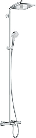 HG Crometta E Komplet prysznicowy 240 1jet z termostatem, wannowy, Chrom