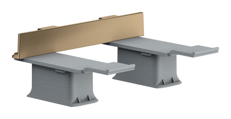 AX Universal Softsquare Zestaw adapterów, Brąz Szczotkowany