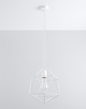 Lampa wisząca GASPARE biała