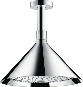 AX Showers/Front Głowica prysznicowa 240 2jet z przyłączem sufitowym, Chrom