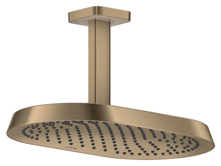 AX ShowerSphere Głowica prysznicowa 370/220 2jet EcoSmart z przyłączem sufitowym, Brąz Szczotkowany