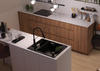 Syfon do zlewozmywaka granitowego 1.5- i 2-komorowego - Space-Saver nero ZXY N973