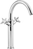 Bateria umywalkowa wysoka obrotowa chrom Temisto BQT 025D
