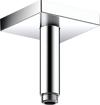 AX ShowerSolutions Przyłącze sufitowe 100 mm, kwadratowe, Chrom
