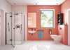 Zestaw WC podtynkowy 6 w 1 biały chrom CDVS6WPW