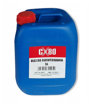 CX80 OLEJ DO GWINTOWANIA I NAWIERCANIA 5L – Do skrawania metali