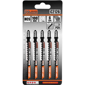 BRZESZCZOT DO WYRZ. DREWNO "T" HCS 100MM,6 TPI,CZYSTE CIĘCIE (T101D) 5 SZT/OPAK.