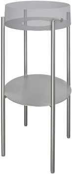 Konsola łazienkowa stojąca stal szczotkowana CKS F36A