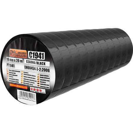 TAŚMA IZOLACYJNA PCV 19MMx20M CZARNA