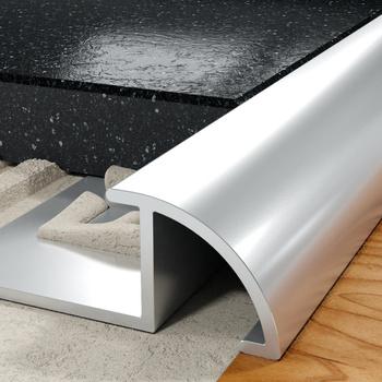 EXCELLENT Profil N najazdowy 10 mm, długość 300 cm aluminiowy, surowy aluminium surowe LIPBAN.300