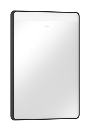 HG Xarita Lite Q Lustro z górnym oświetleniem LED 500/30, czujnik IR, Czarny Matowy