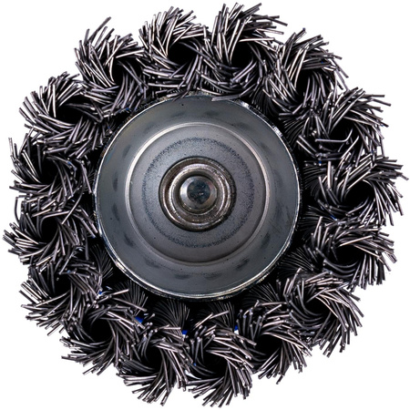 SZCZOTKA DO WIERT. DOCZOŁOWA 75 MM DRUT SKRĘTNY