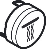 HG Symbol strumień Whirl, Czarny