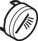 HG Symbol główka prysznicowa, Chrom Satynowy