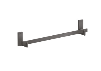 AX Universal Rectangular Wieszak na ręcznik kąpielowy 600 mm, Czarny Chrom Szczotkowany