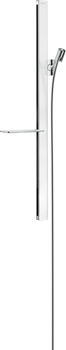 HG Unica Drążek prysznicowy E 90 cm z wężem Isiflex 160 cm, Biały/Chrom